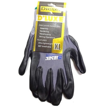DIESEL PROTECTION Diesel Protection D’Luxe Antislip Gloves, Size X-Large (60 Pairs) ZZZ-DIE-DLX-1905x60